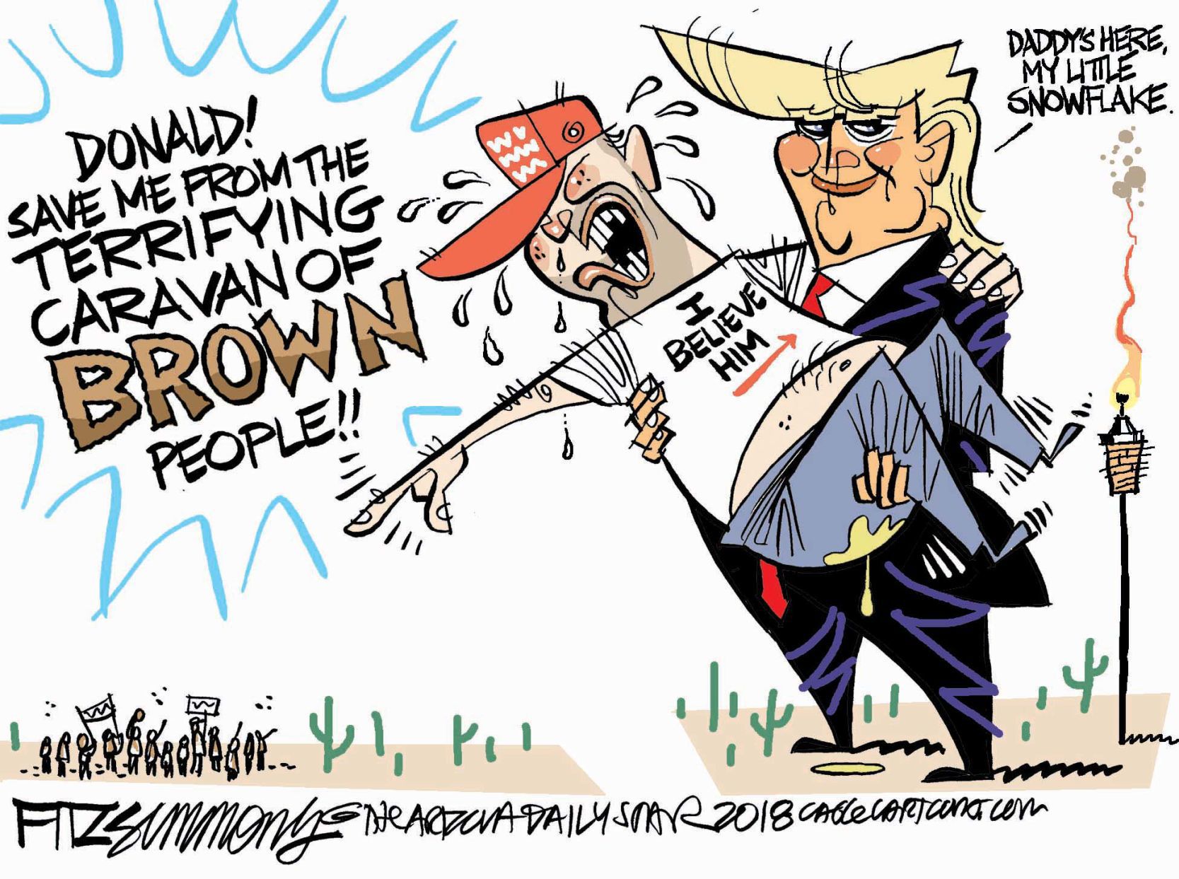 Daily Fitz Cartoon: Caravan
